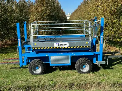 Bosi ABME — carro raccolta frutta semovente elettrico 48V zero emissioni 4 postazioni